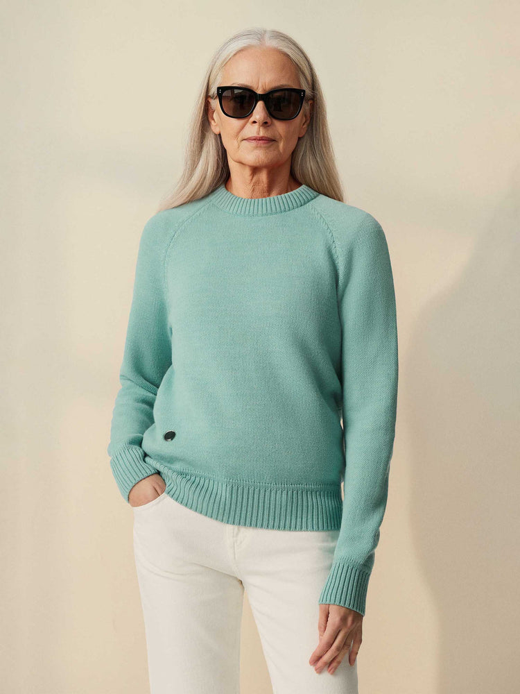 The Original Crewneck Aqua Green Image