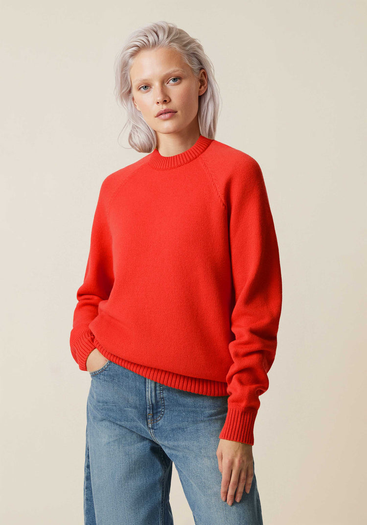 The Original Crewneck Poppy Red Image
