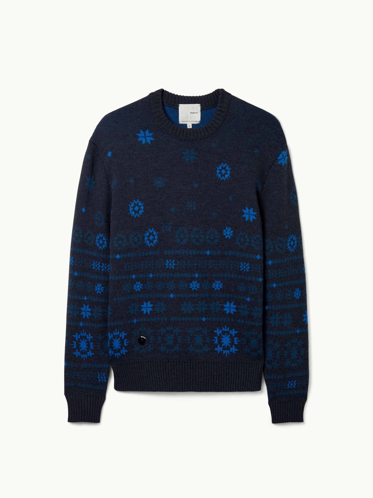 WIND AND SEA ×  peak Cardigan Cloud Blue Knitted Mountain Cardigan - Men's/Women's - Sheep Inc