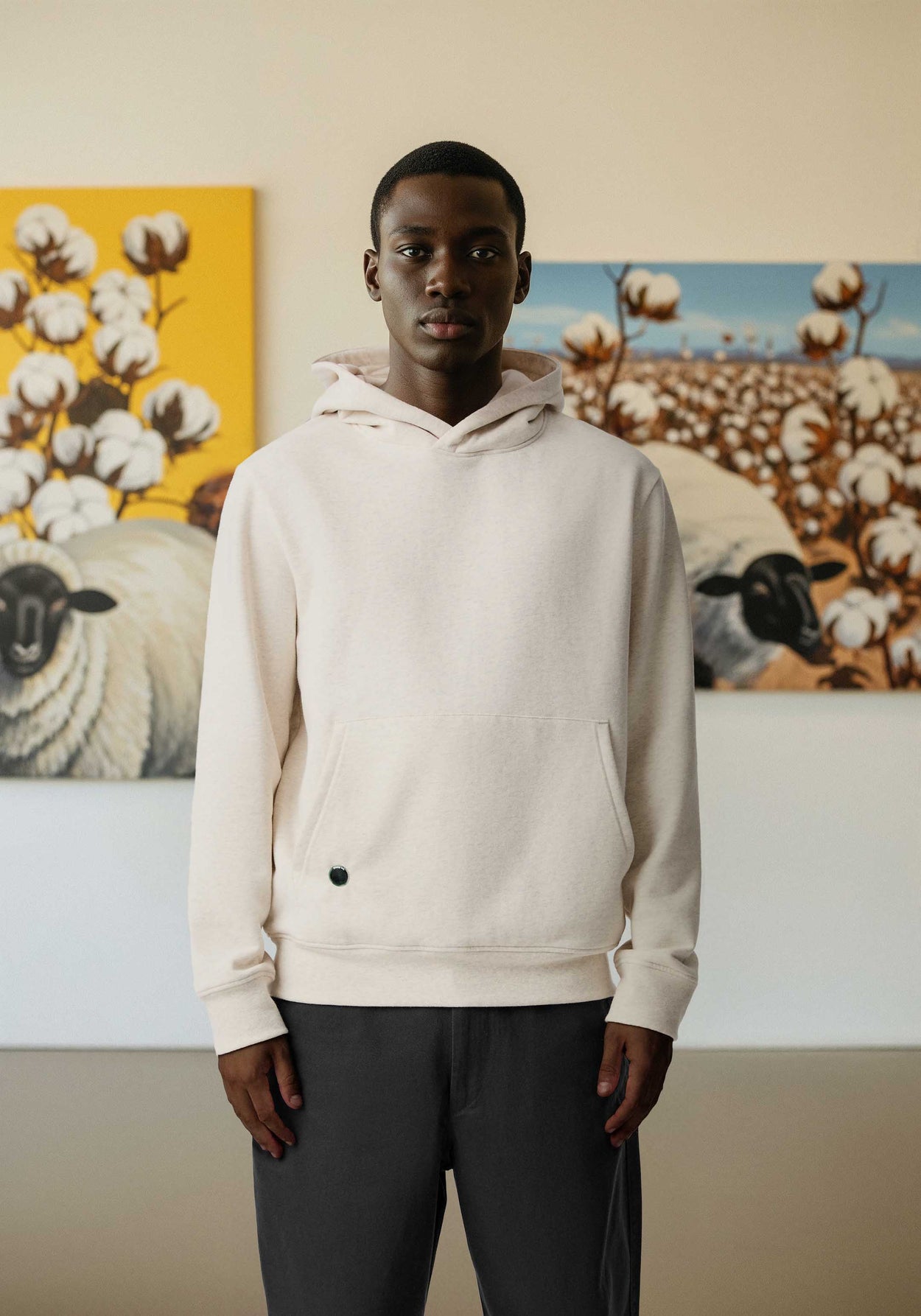 The Fibregen Hoodie Cloud Ash Male Image