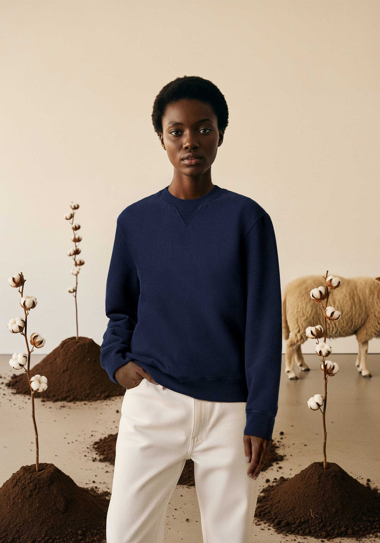 The Fibregen Sweatshirt Storm Blue Image