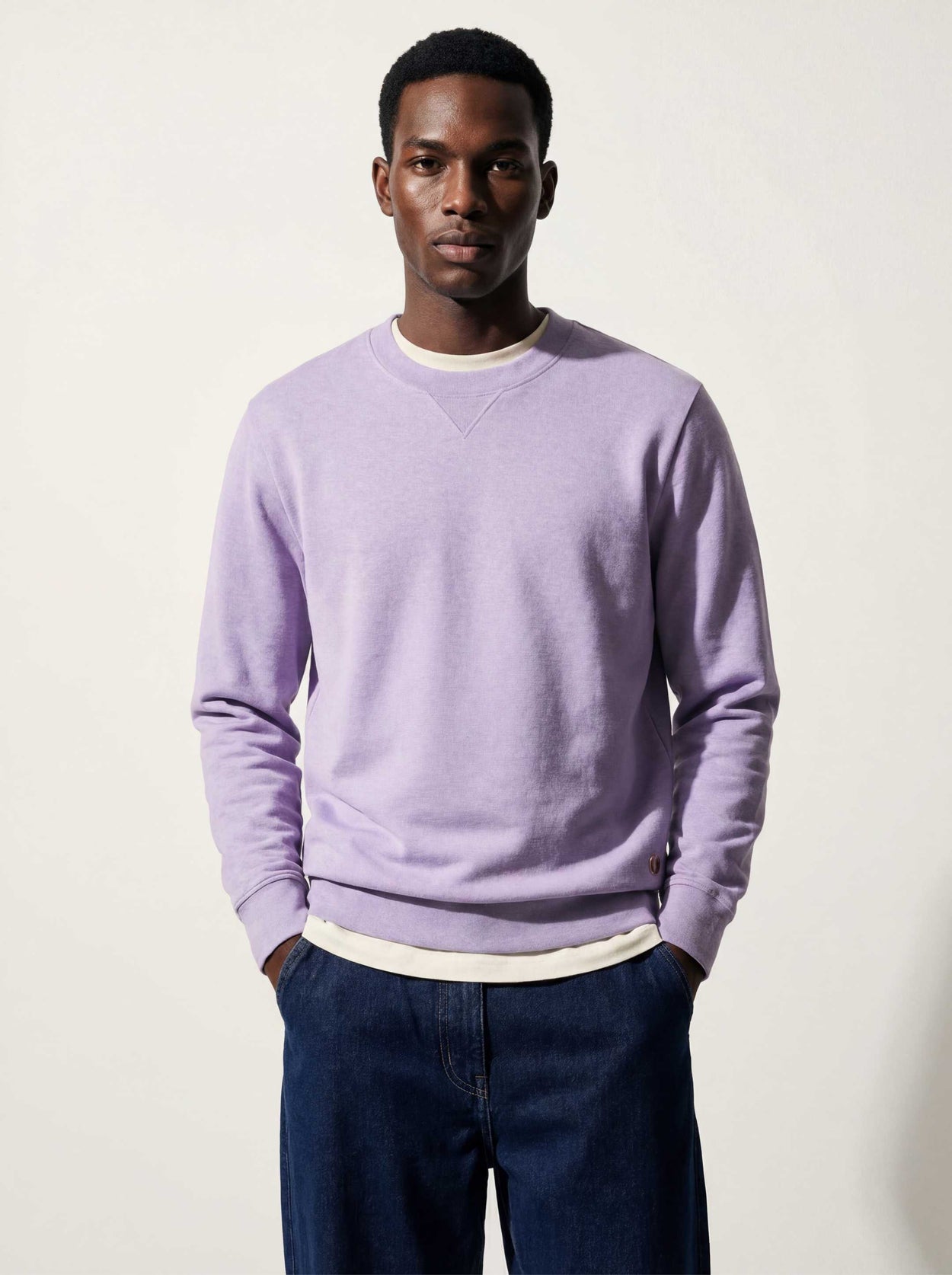 The Fibregen Sweatshirt Lavender Haze Male Image