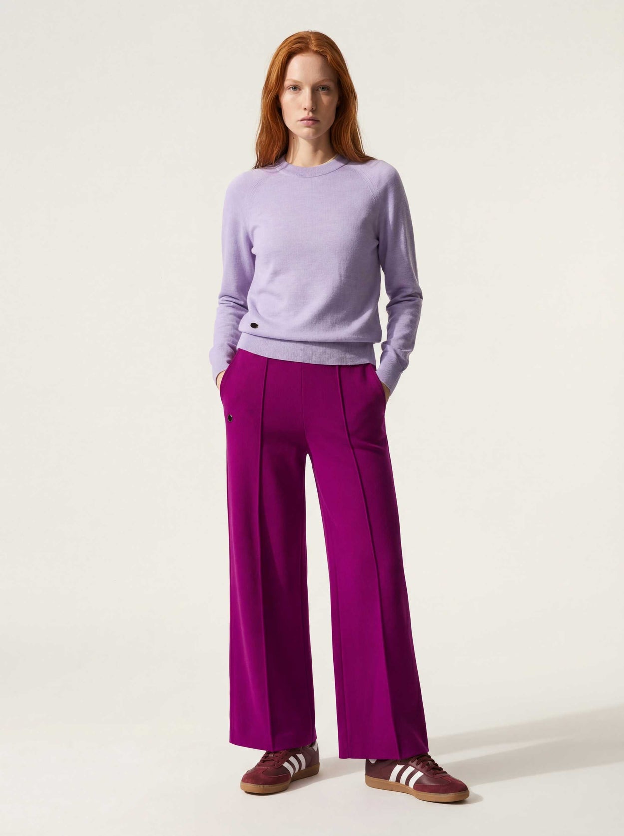 The Flow Trousers Royal Purple Female Image