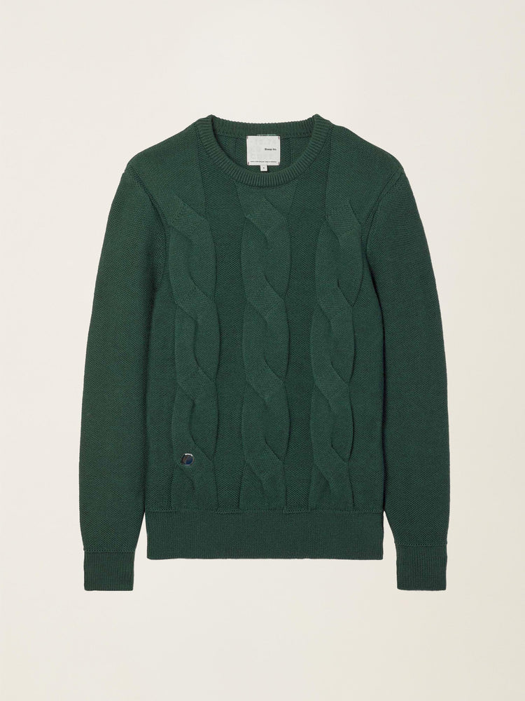 The Cable Knit Emerald Green Image