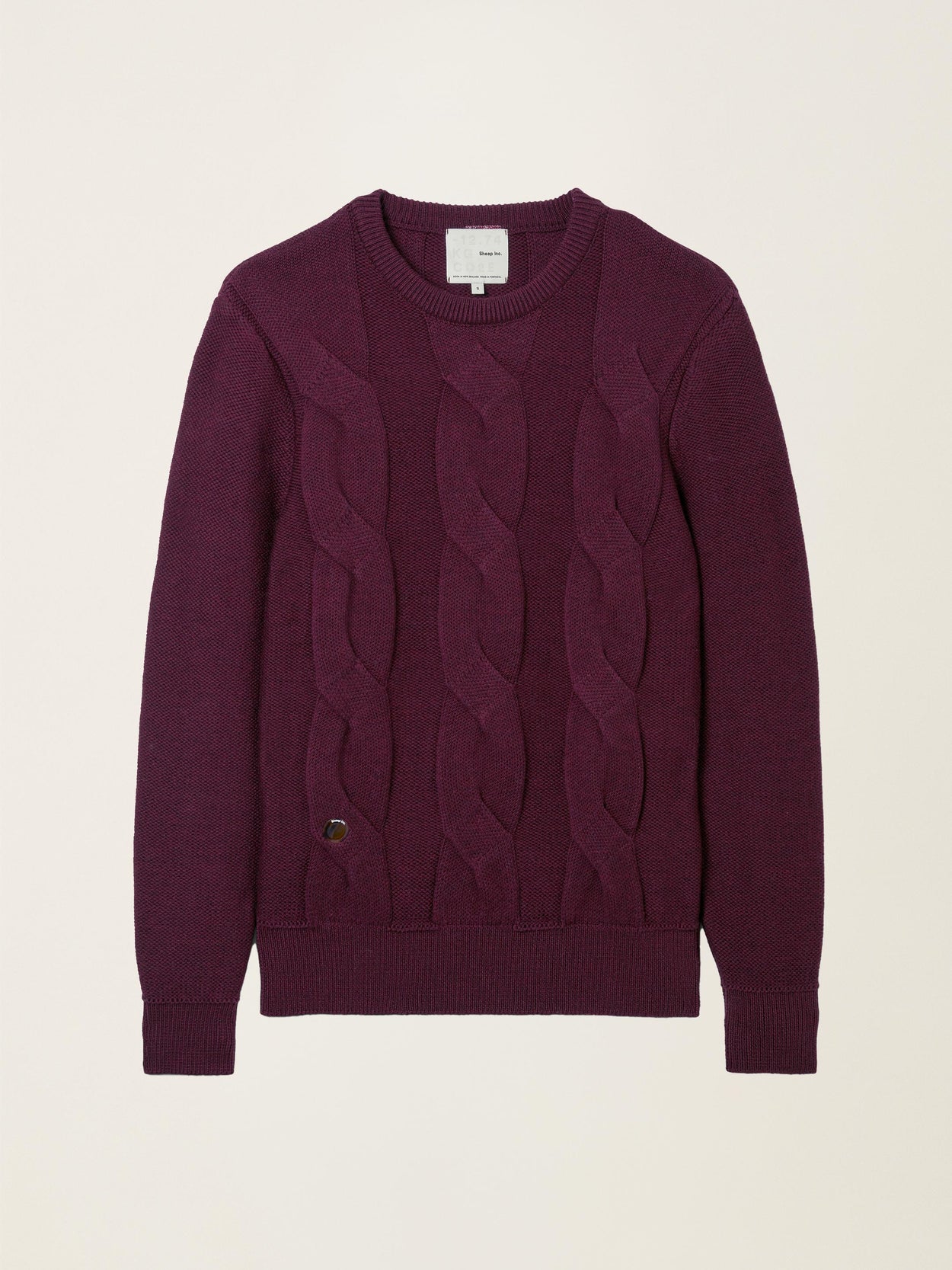 The Cable Knit Konini Burgundy Image