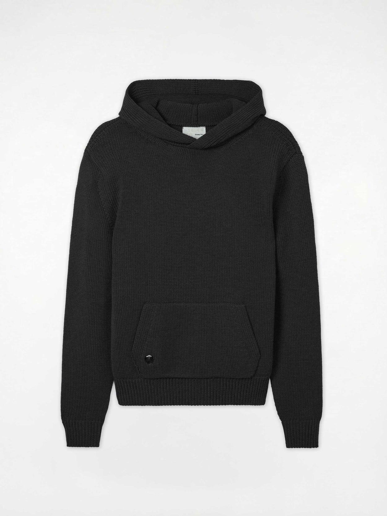 Chunky Knit Hoodie Anthracite