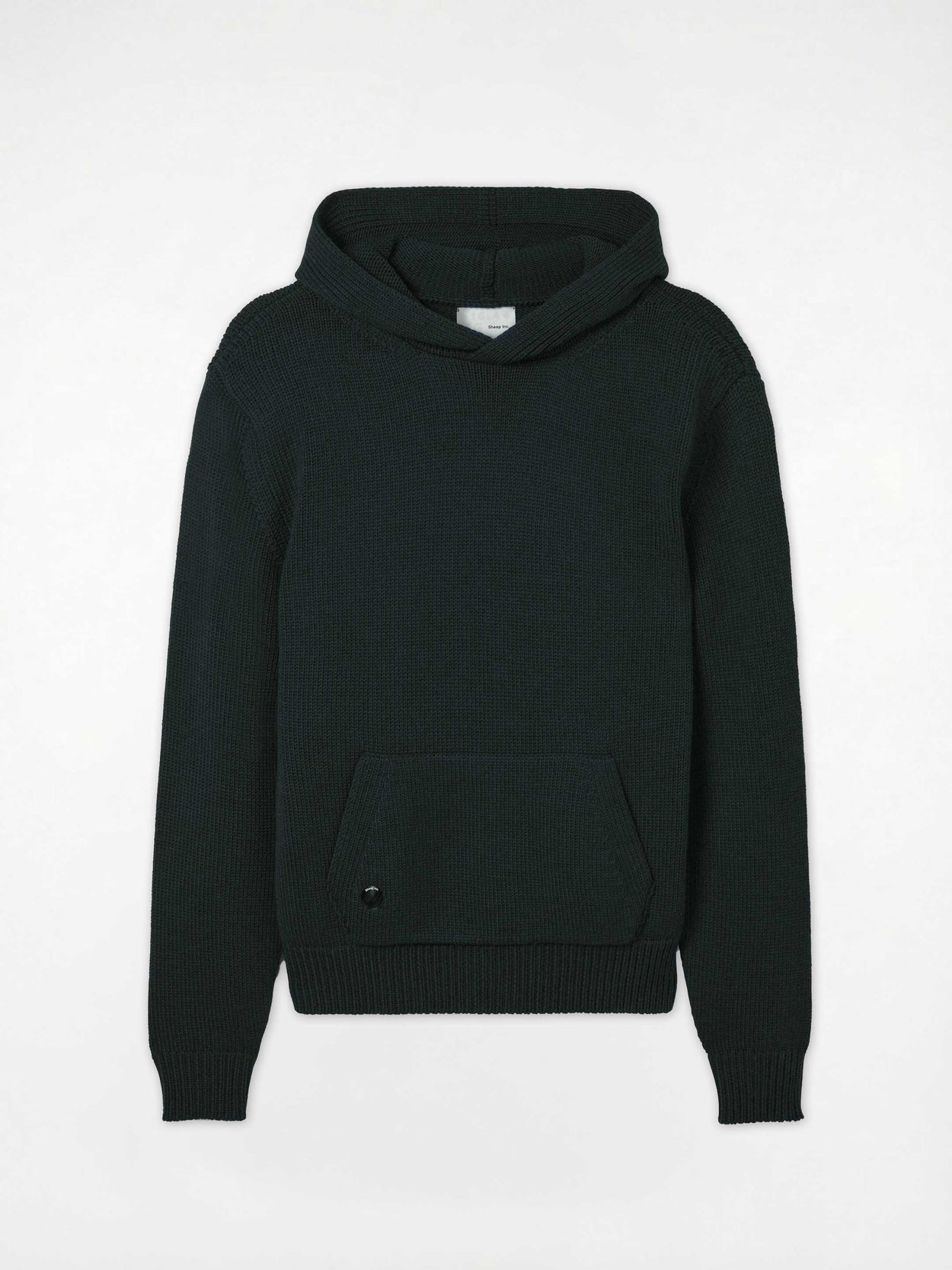 The Chunky Knit Hoodie - Forest Green