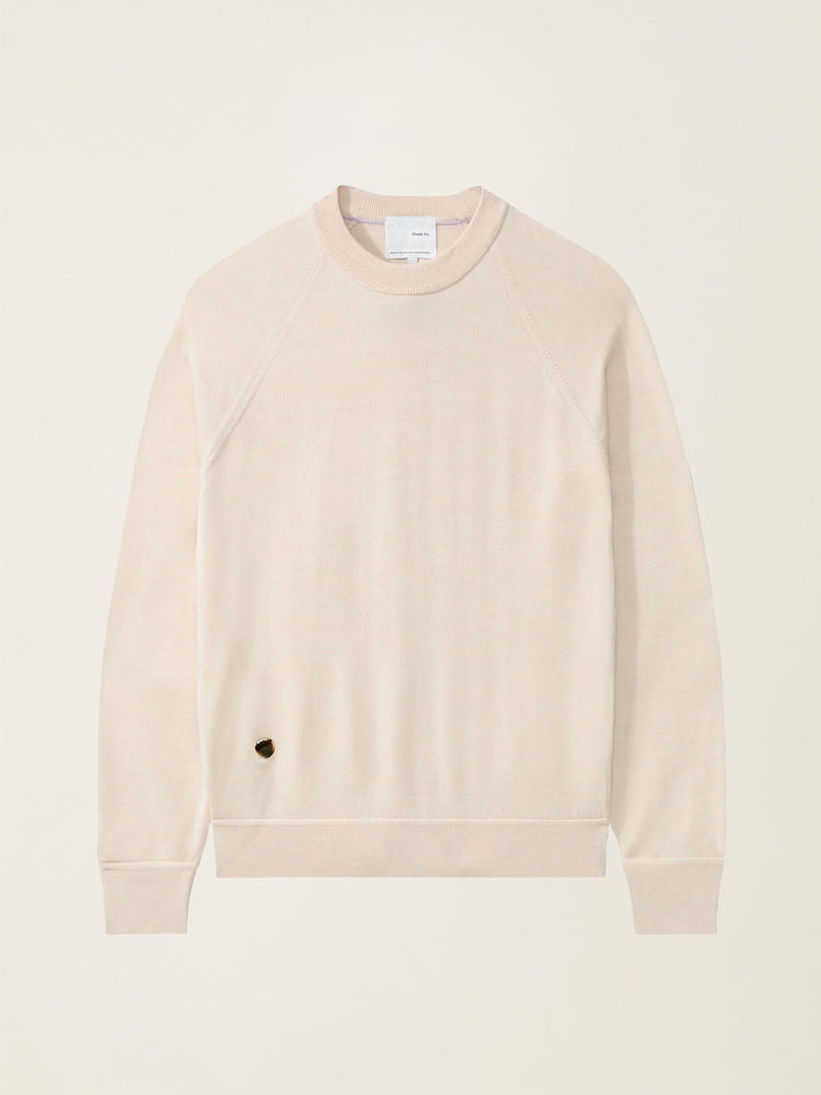 The Crewneck Light Almond White Image