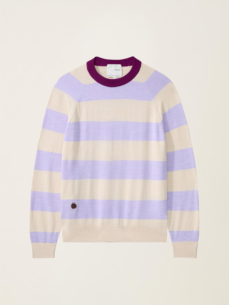 The Stripe Crewneck Light