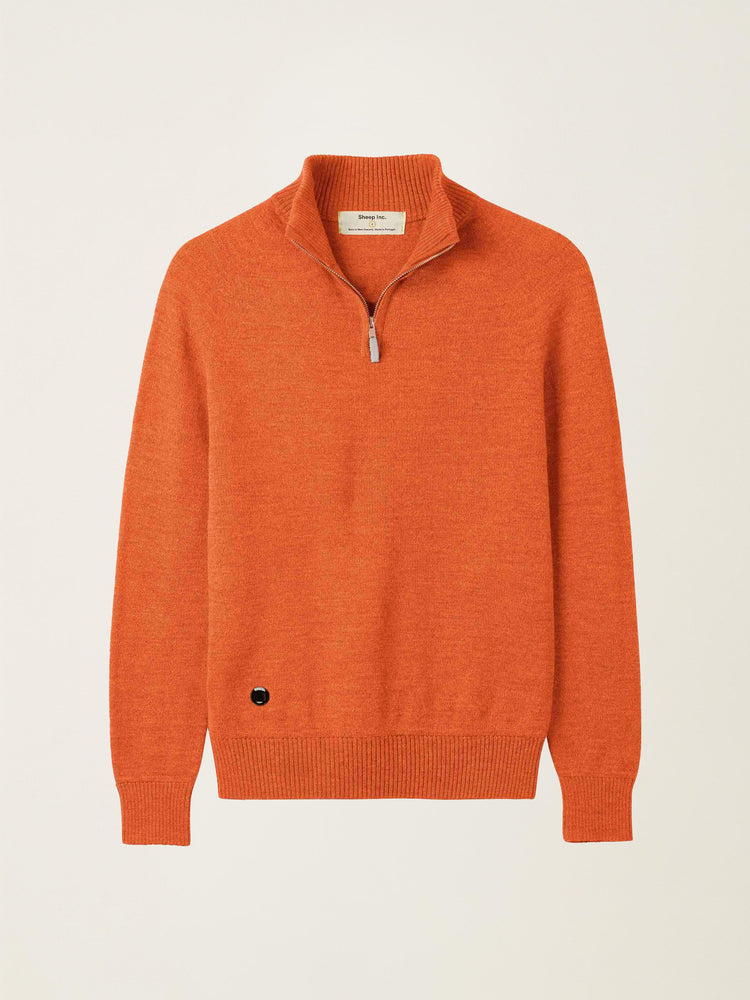The Half Zip Burnt Orange Image