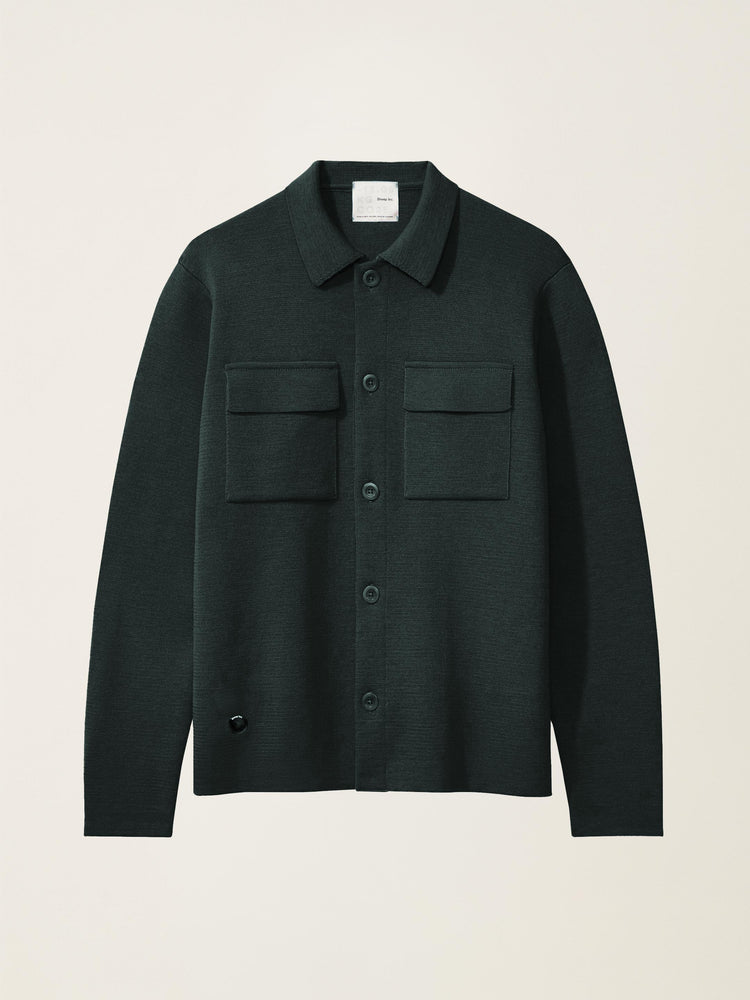 The Over Shirt Forest Green Image