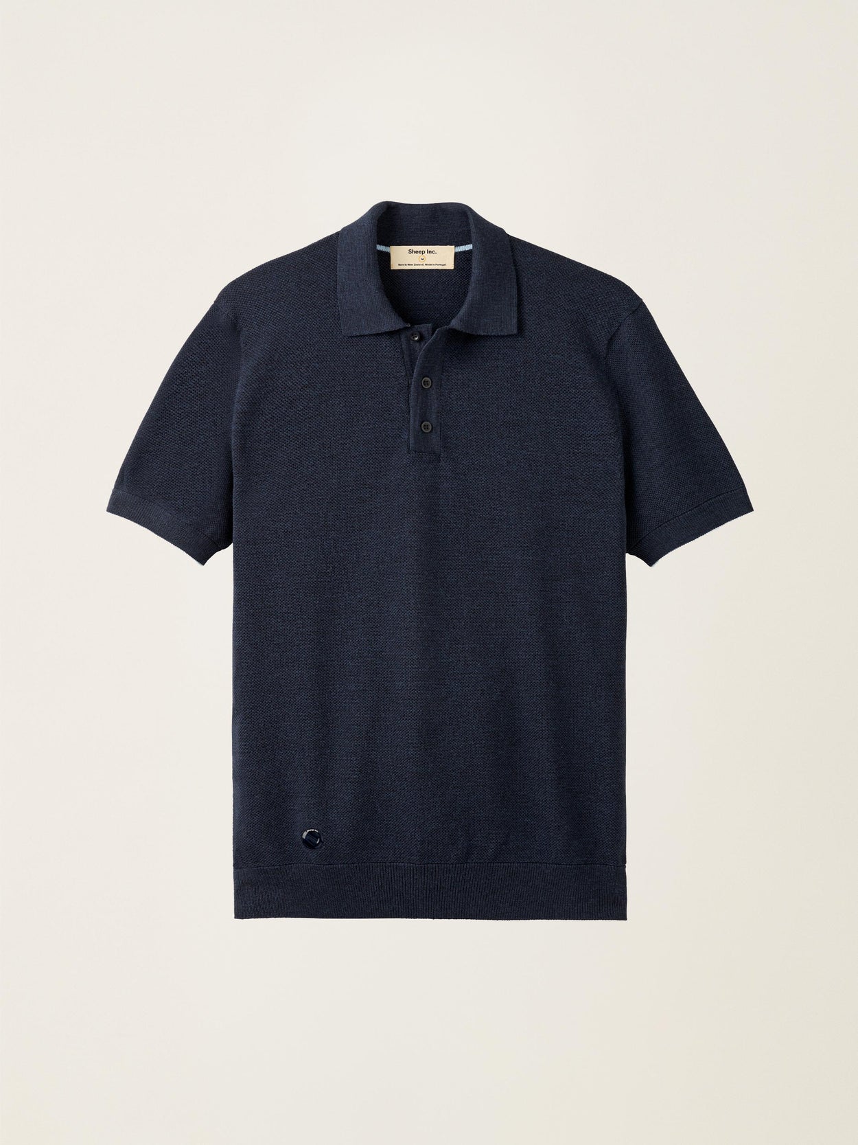 The Pique Polo Pacific Blue Image
