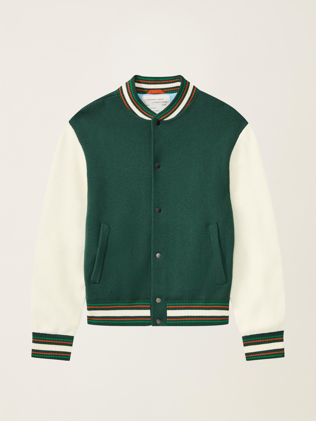 The Varsity Jacket Forest Green Image