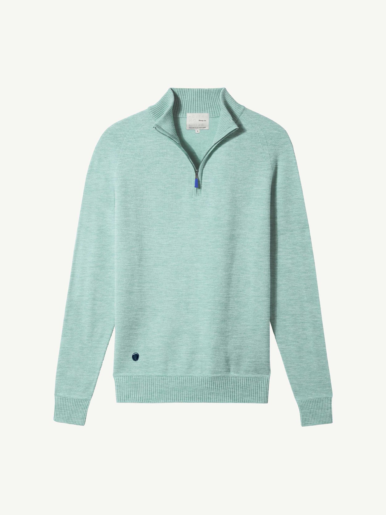 The Half Zip Aqua Green Image