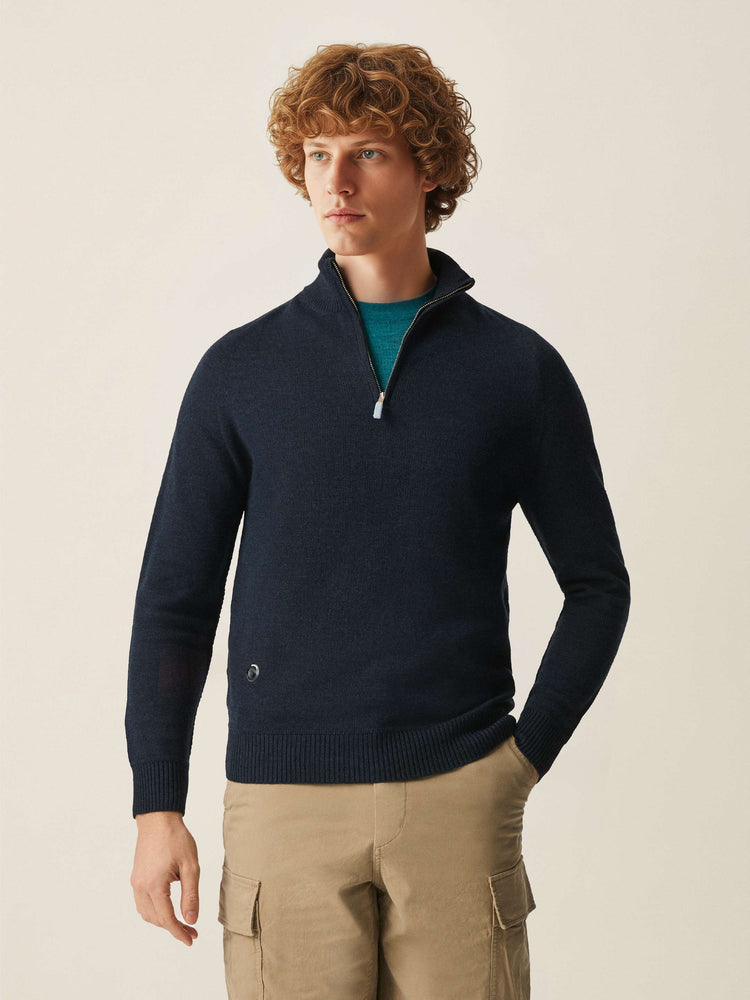 The Half Zip Pacific Blue Image