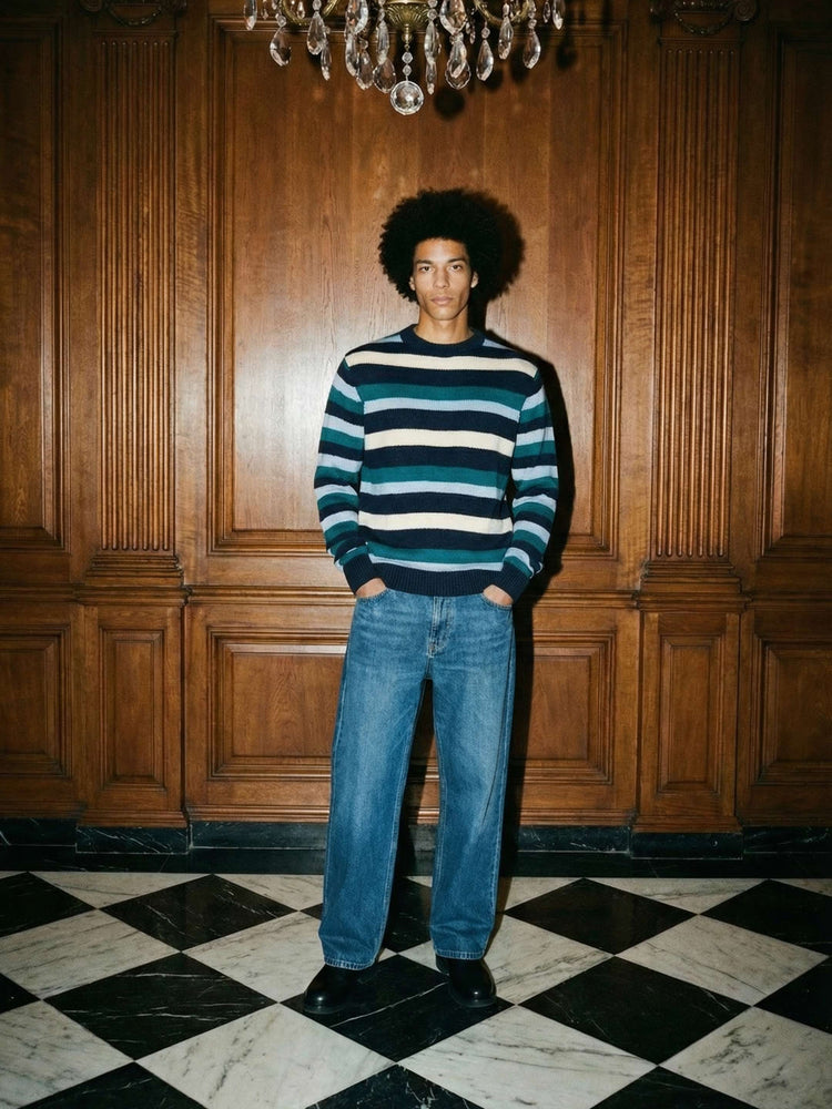 The Stripe Crewneck Jumper