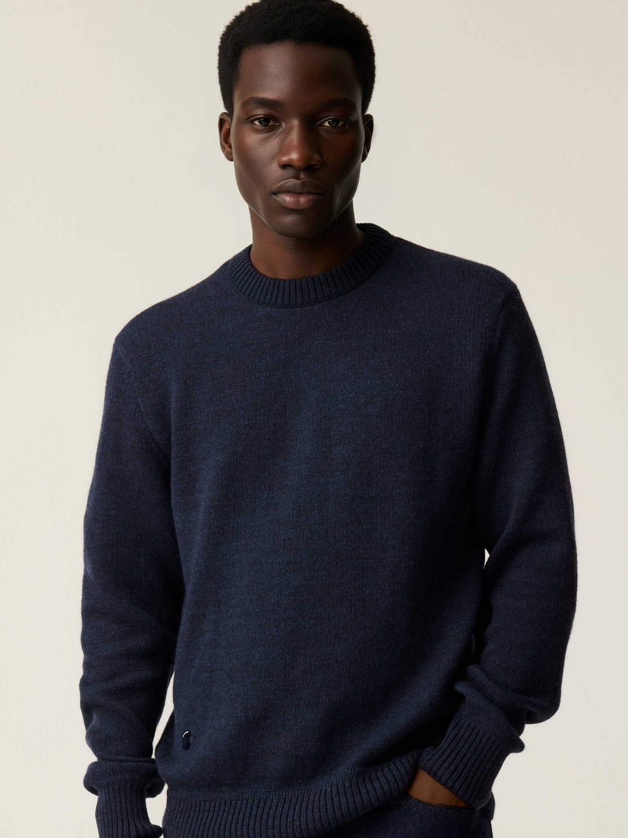 The Original Crewneck Pacific Blue Male Image