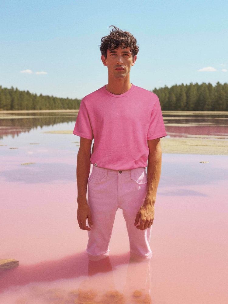 The Knitted T-Shirt Dragonfruit Pink Image