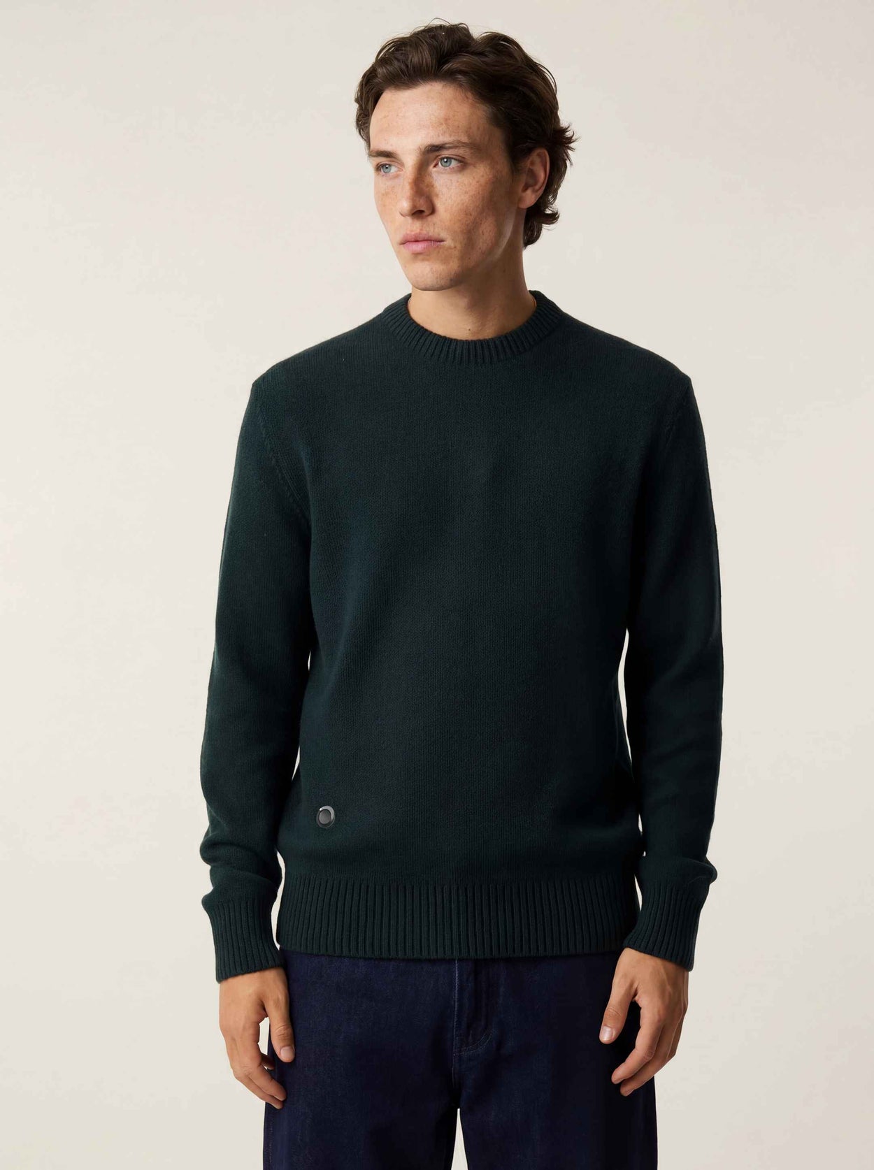 The Original Crewneck Forest Green Male Image