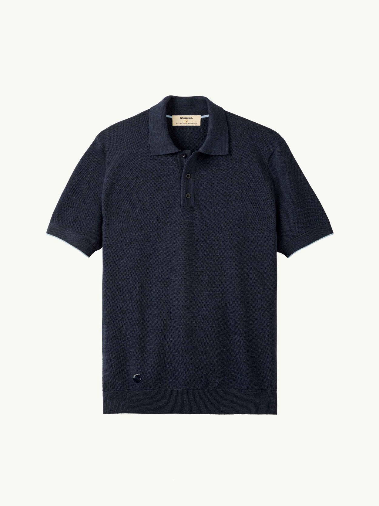 The Pique Polo Pacific Blue Image