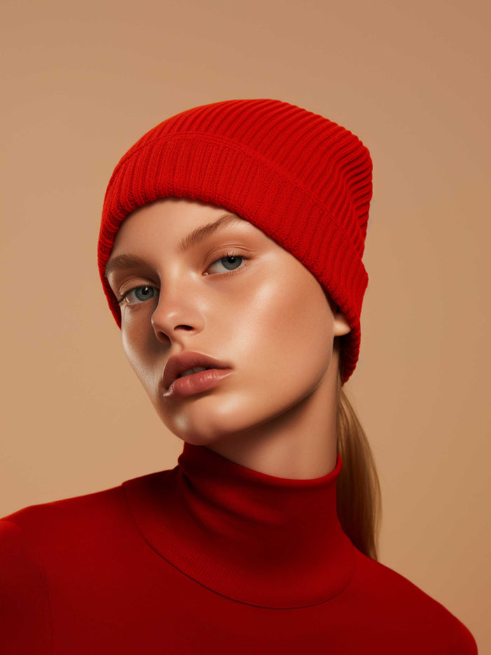 red beanie for women