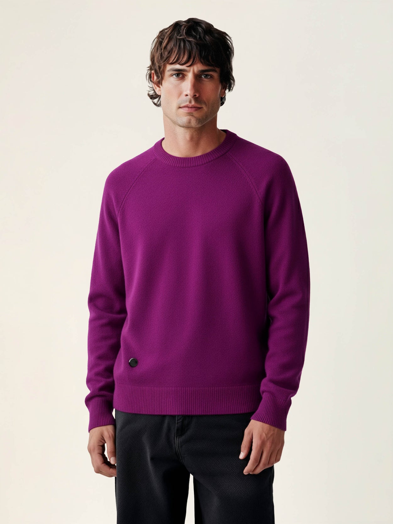 The Original Crewneck Royal Purple Male Image