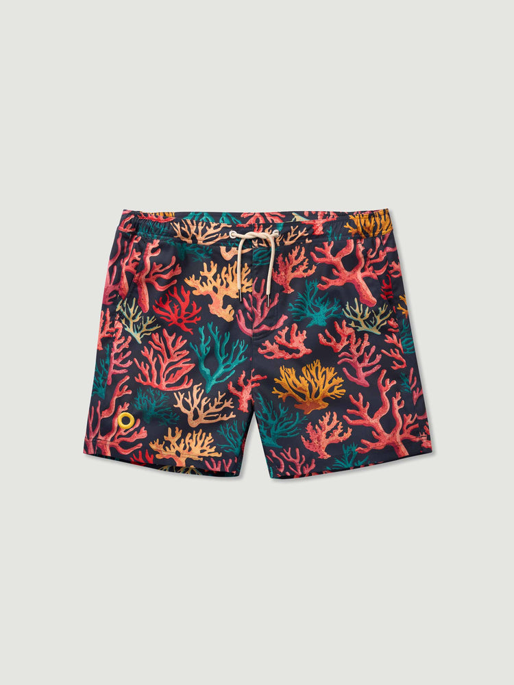 The Merino Swim Shorts Midnight Reef Image