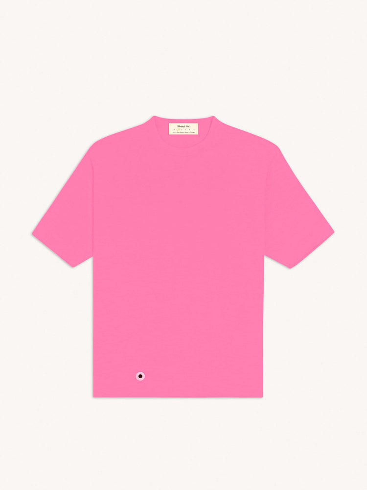 Men's Pink Merino Wool Knintwear - Stain Resistant - Sheep Inc.