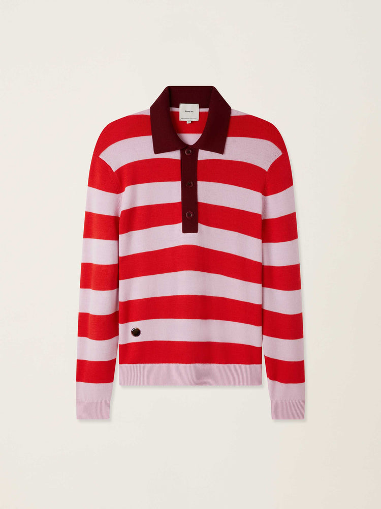 The Rugby Polo Candyfloss Pink Image