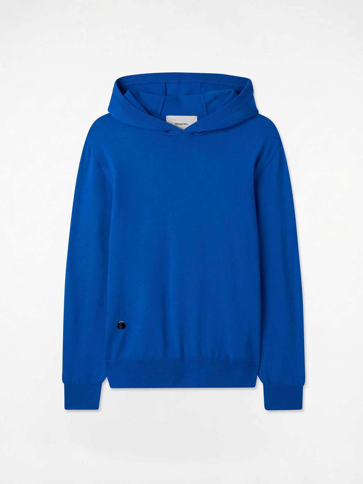 Fine Knit Hoodie Cobalt Blue