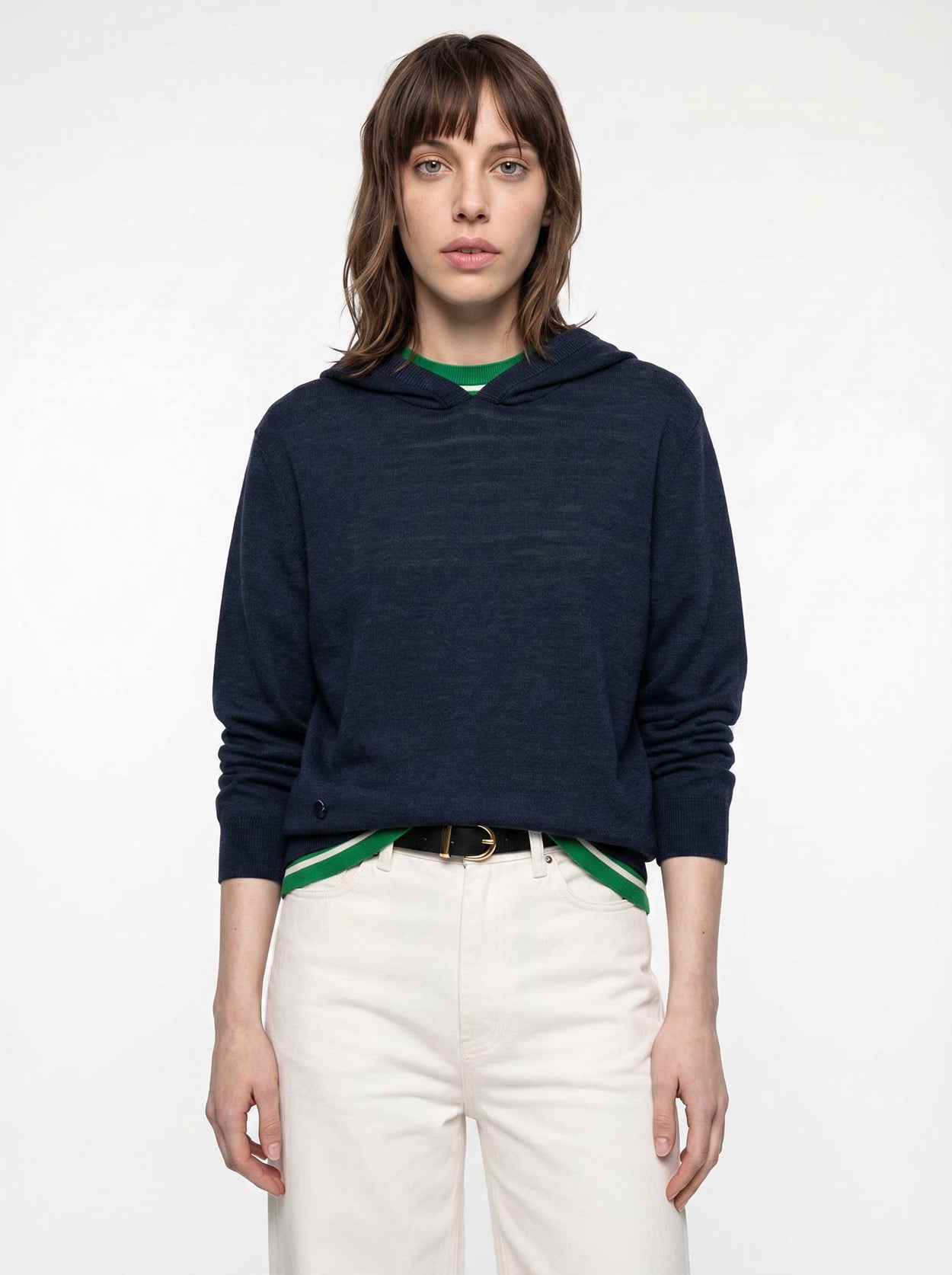 The Ultra-Light Hoodie Pacific Blue Female Image