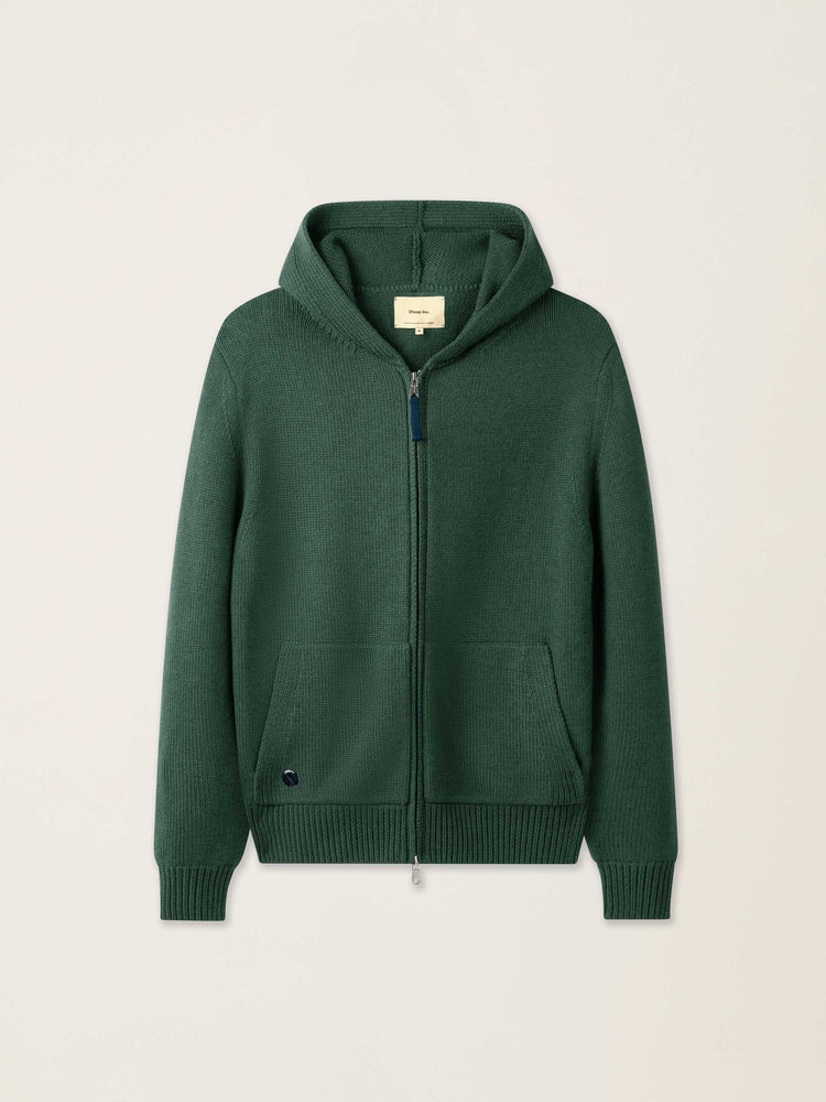 The Chunky Knit Zip Hoodie
