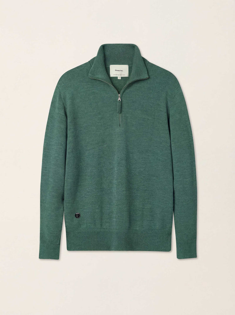 The Knitted Quarter Zip Jumper