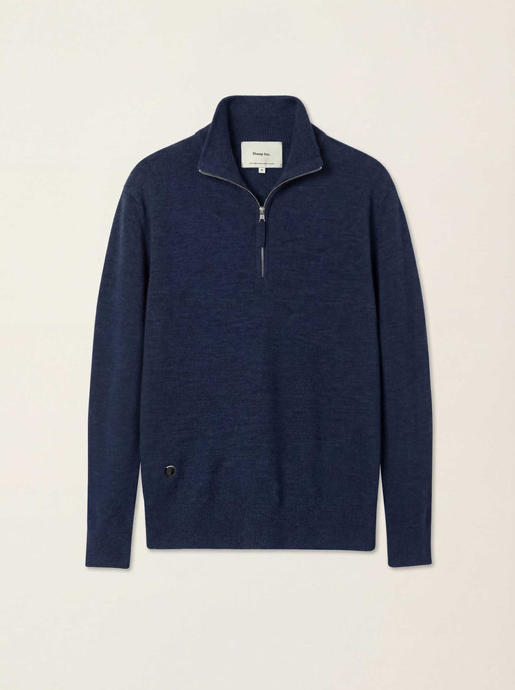 The Knitted Quarter Zip Jumper