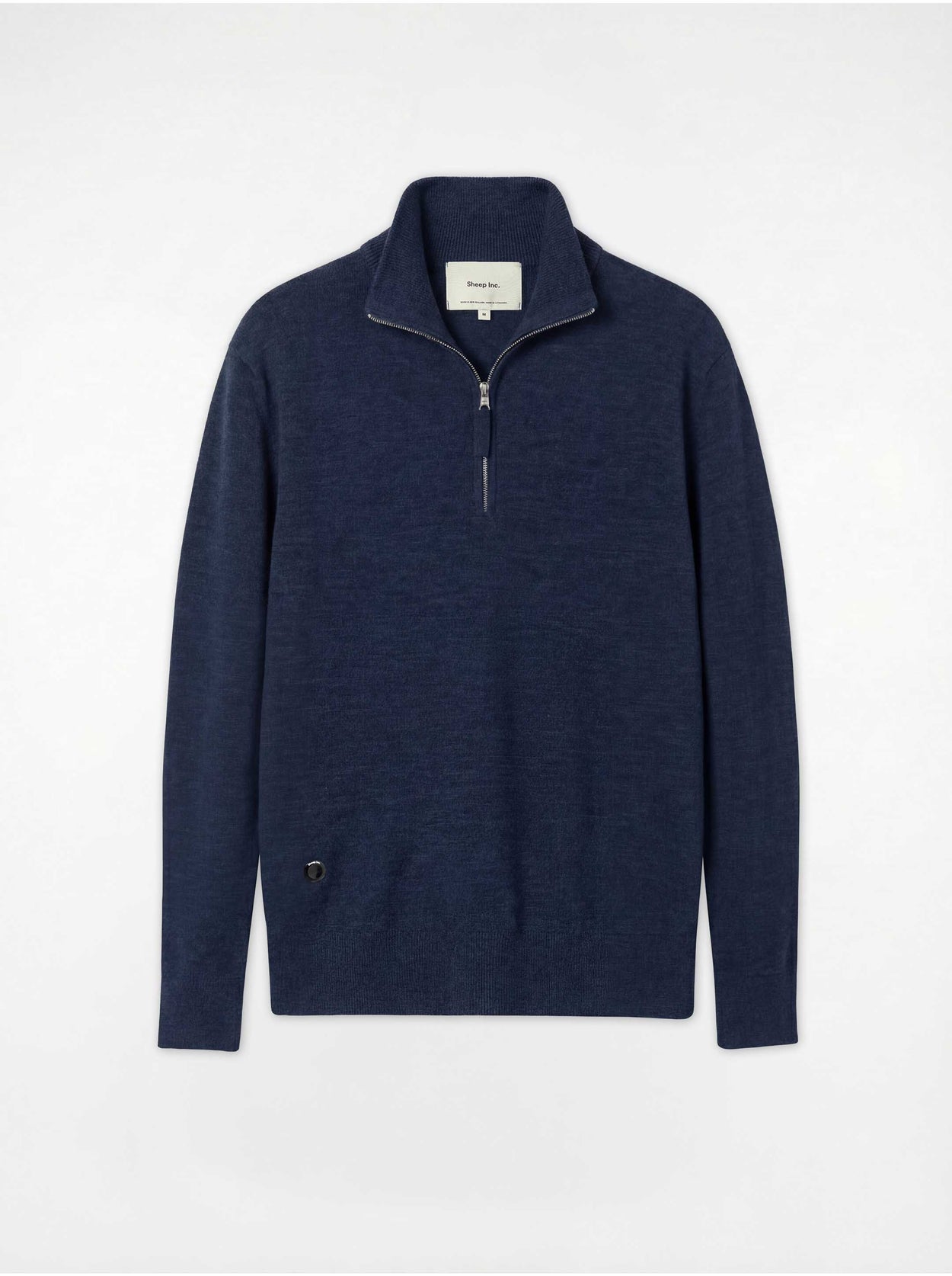 Knitted Quarter Zip Pacific