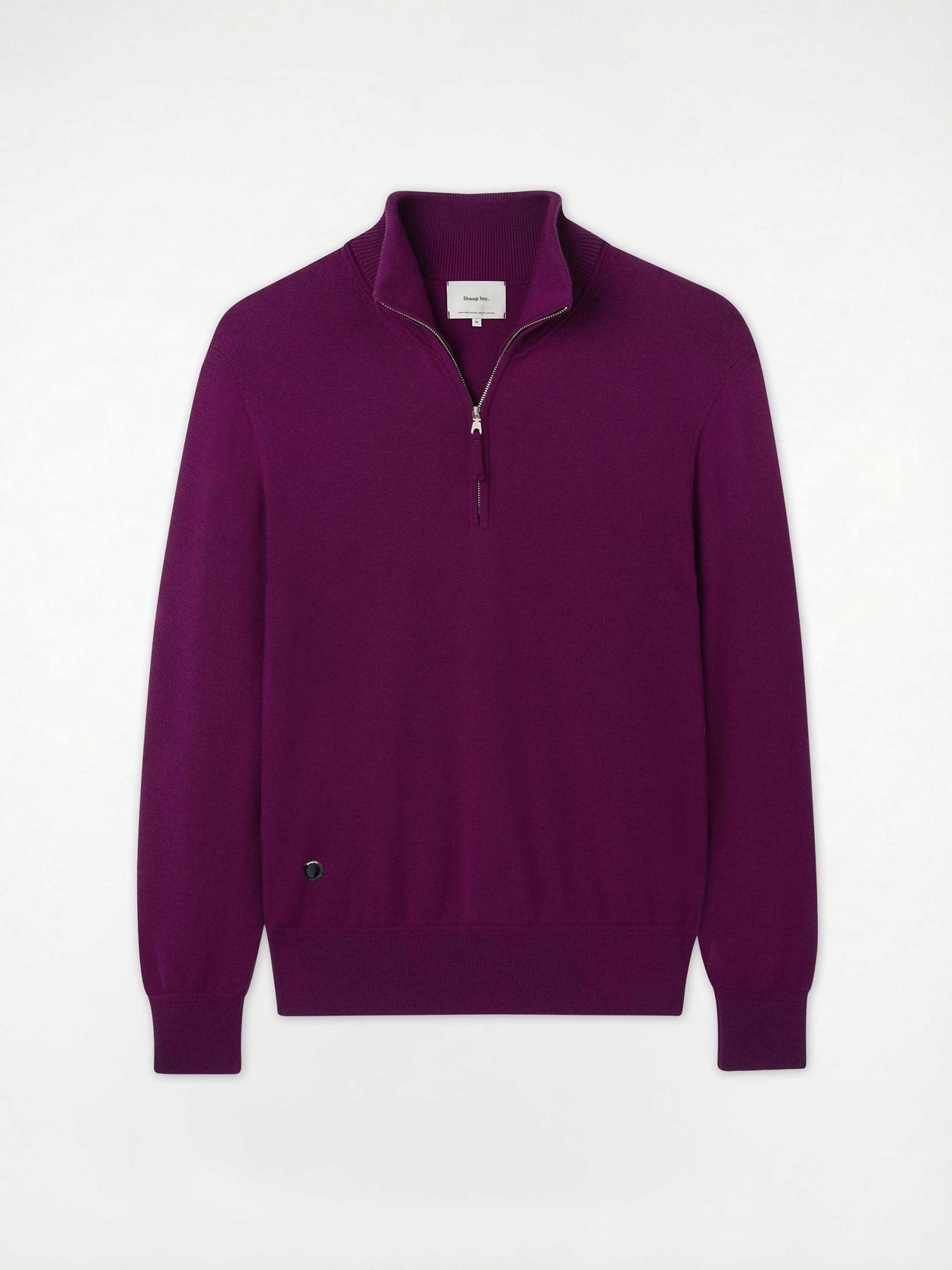 Knitted Quarter Zip Royal