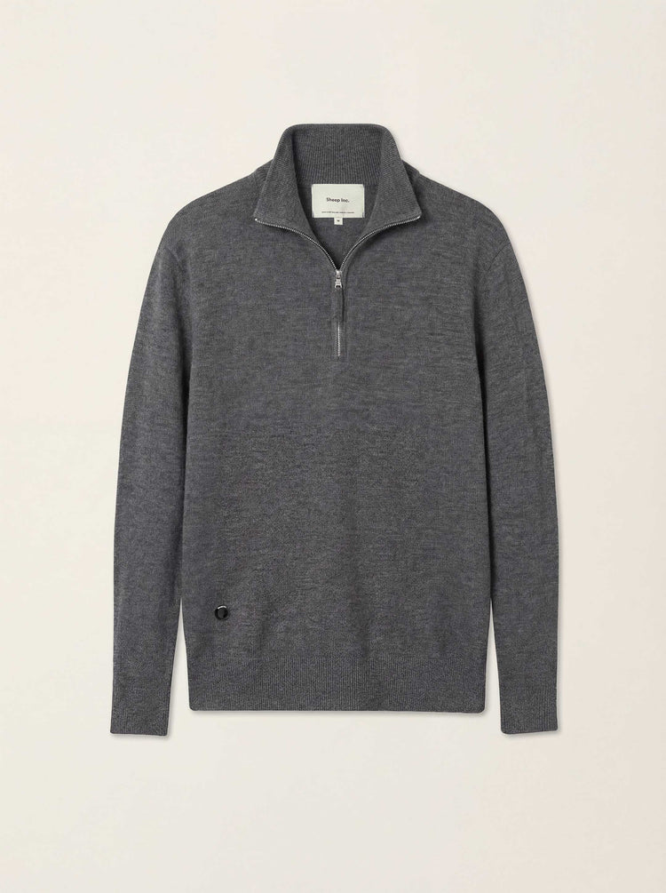 The Knitted Quarter Zip Jumper