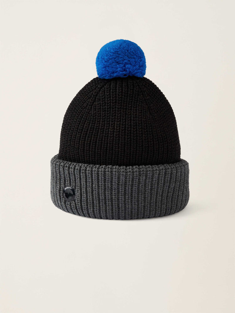 The Iconic Bobble Beanie Anthracite Black Image