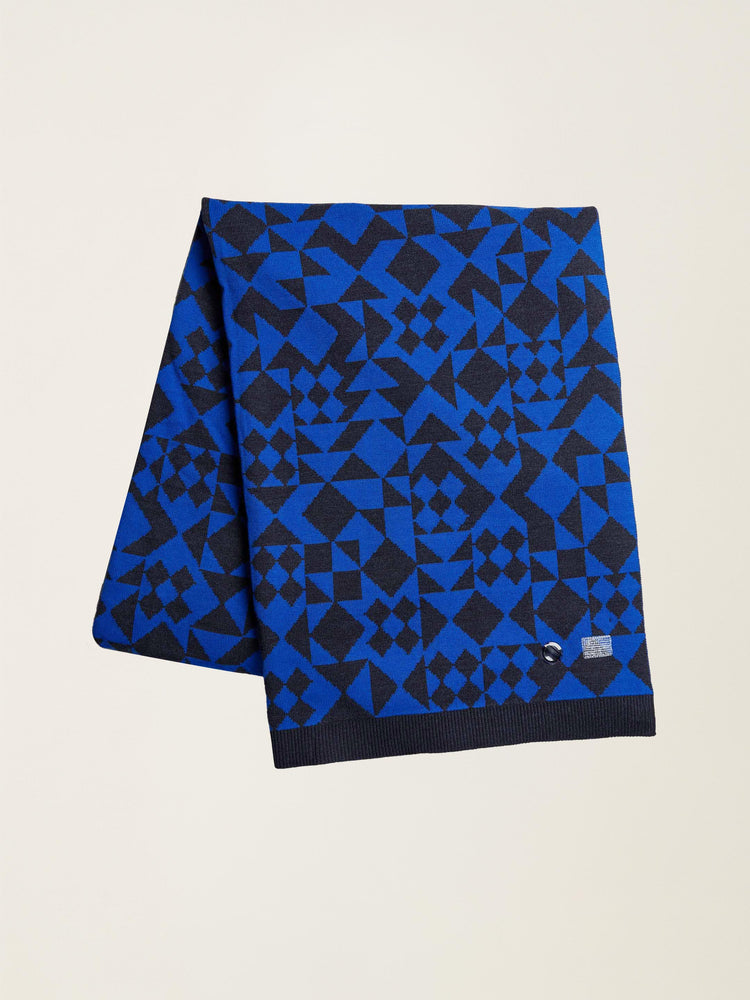 The Patchwork Wrap Pacific Blue Image