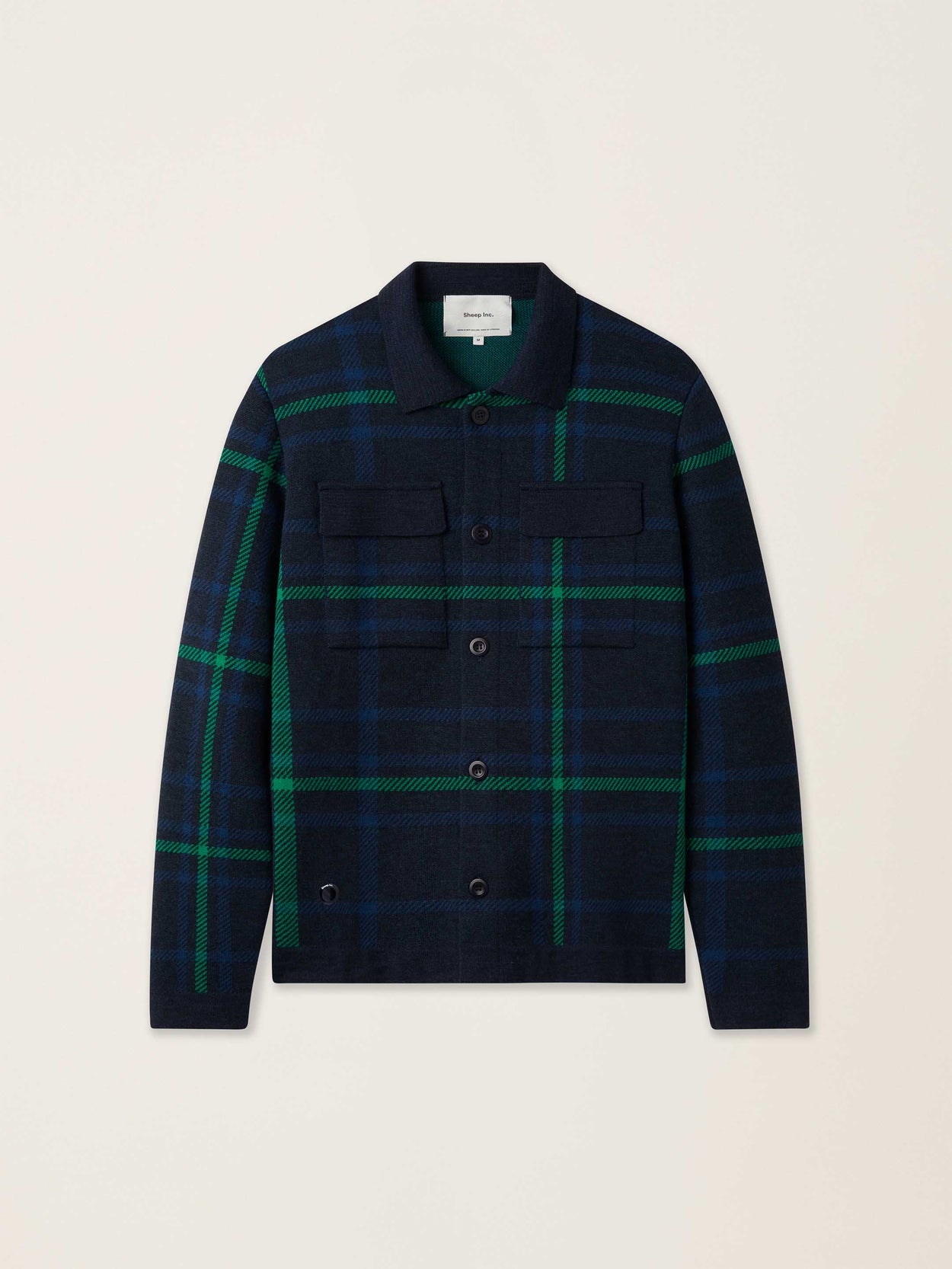 The Plaid Over Shirt Pacific Blue Image