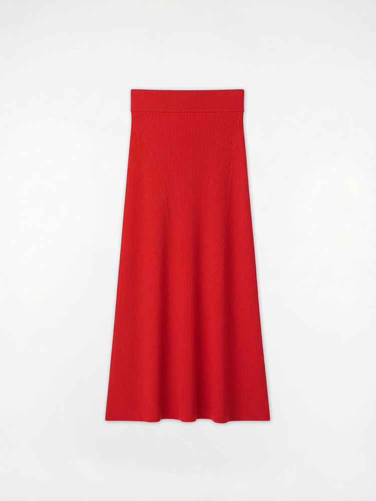 The Ribbed Knitted Skirt