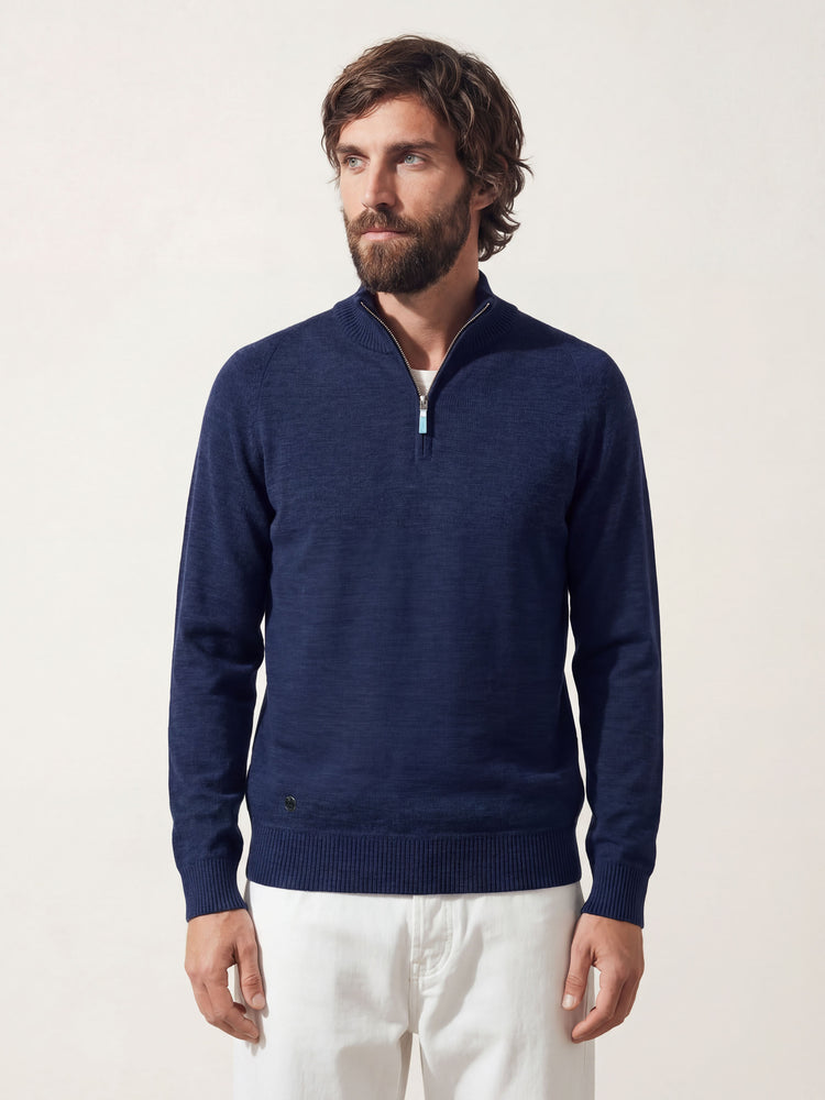 The Half Zip Pacific Blue Image