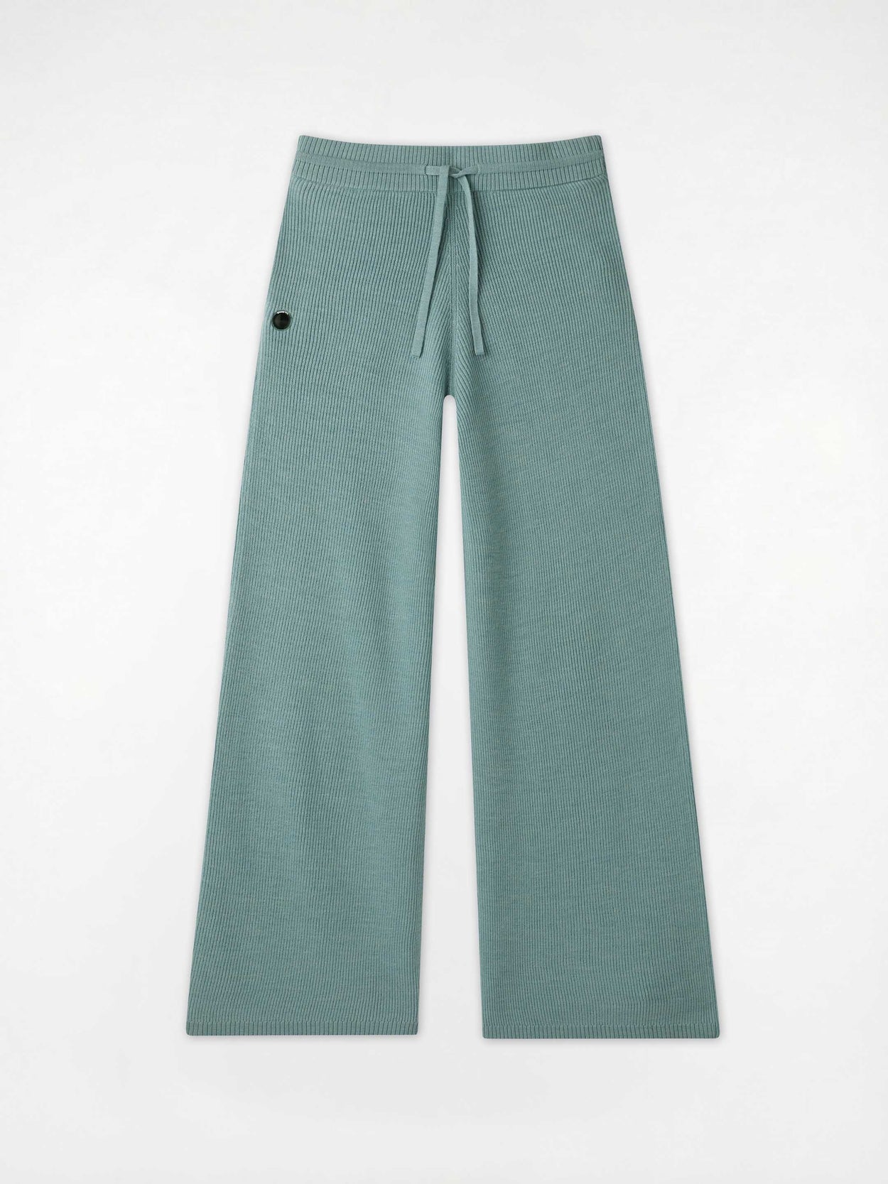 Plaited Trousers Aqua