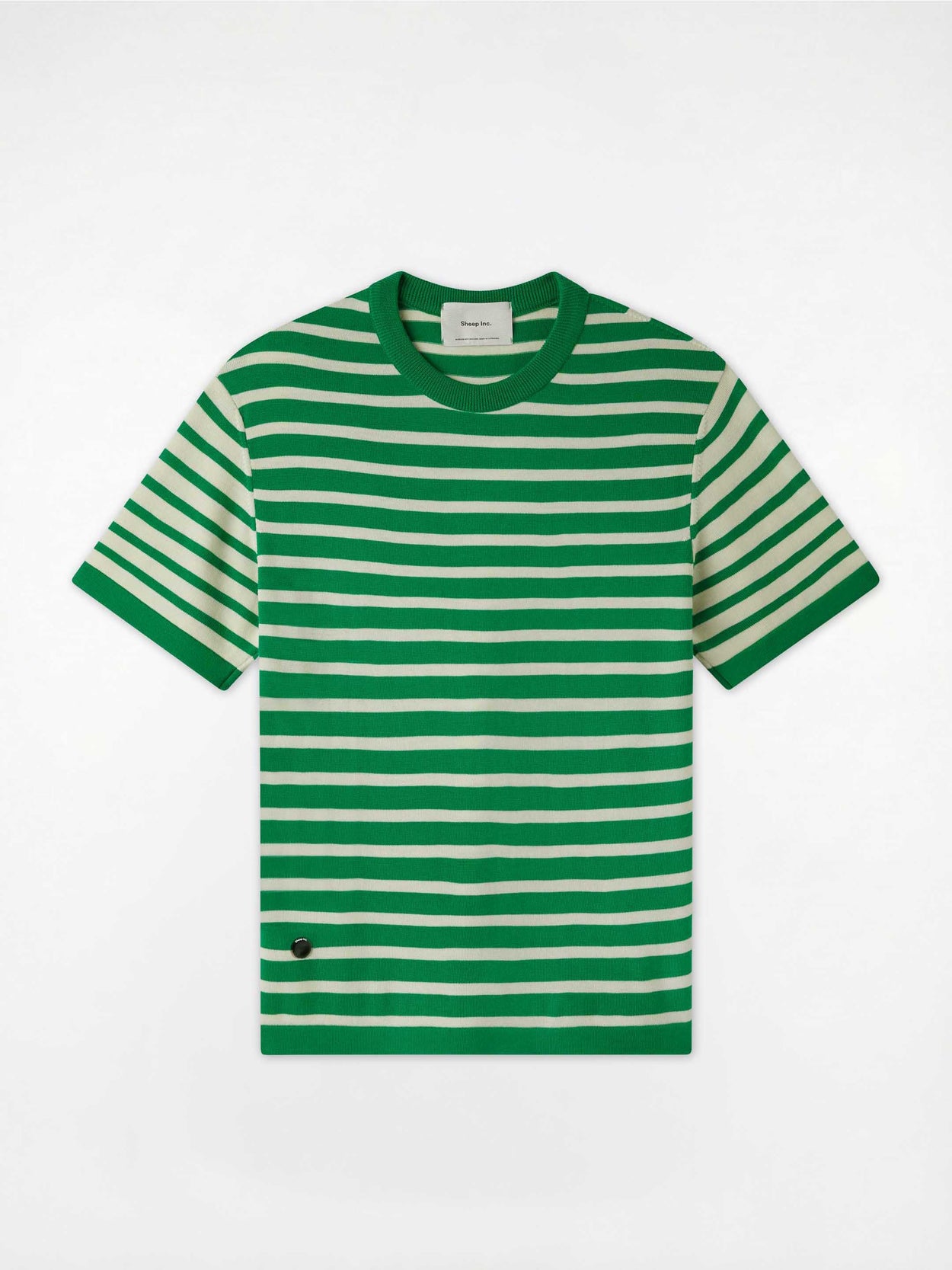 The Stripe T-Shirt Bottle Green Image