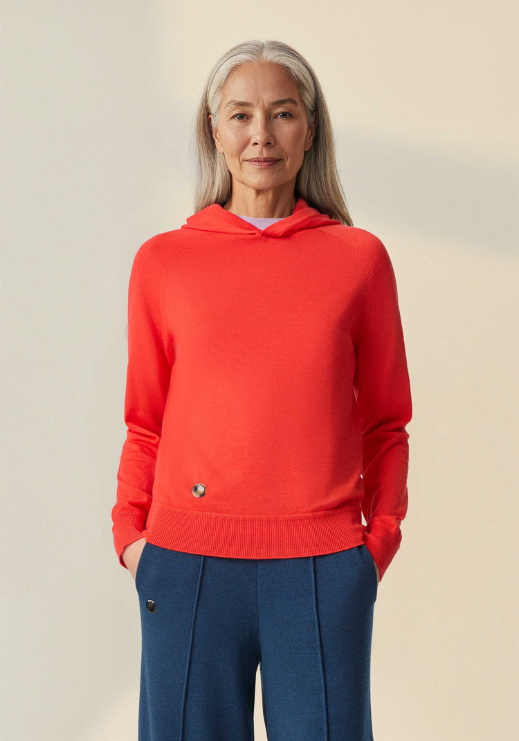 The Ultra-Light Hoodie Poppy Red Image