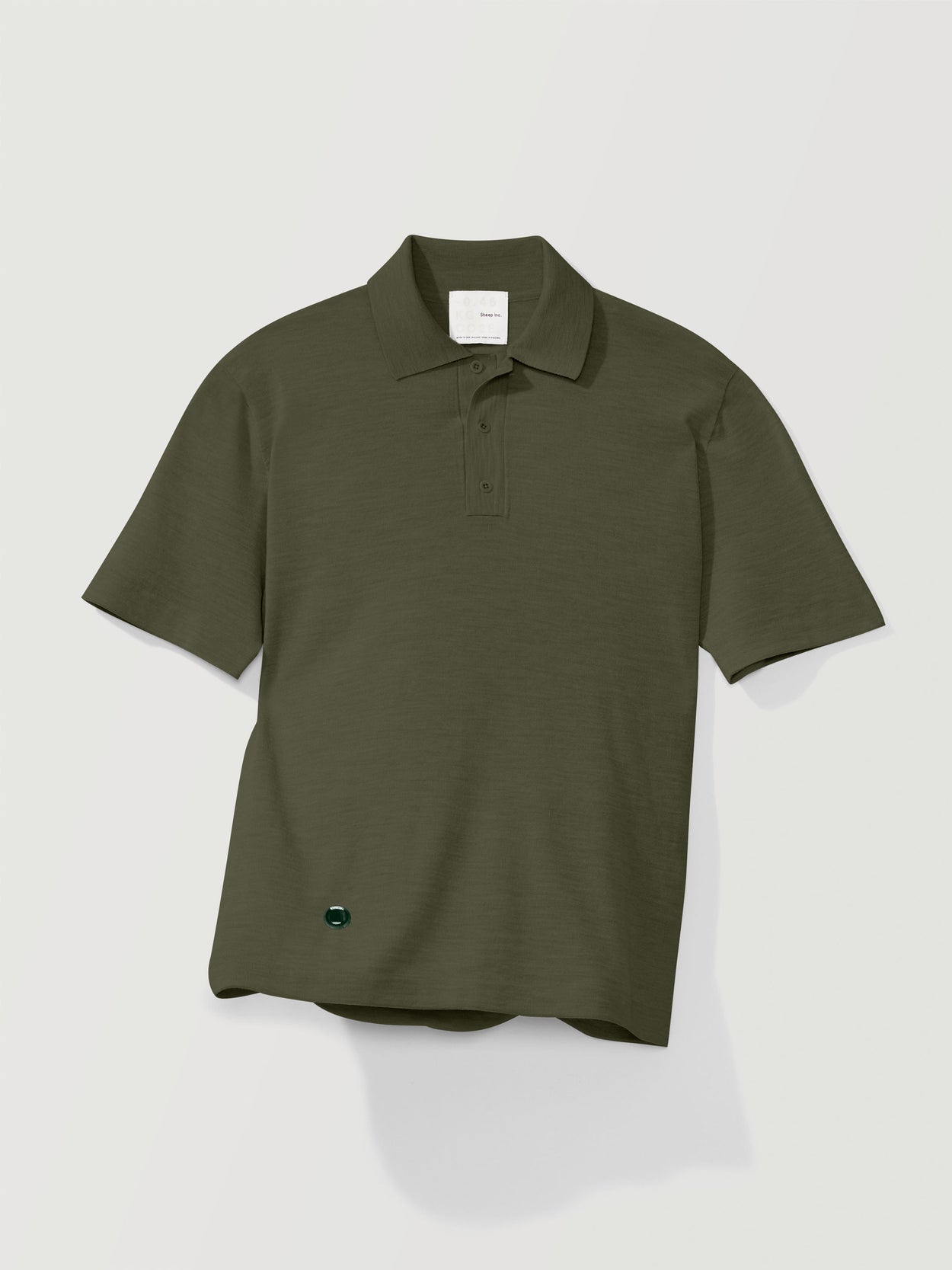 The Ultra-Light Polo Shirt Moss Green Image