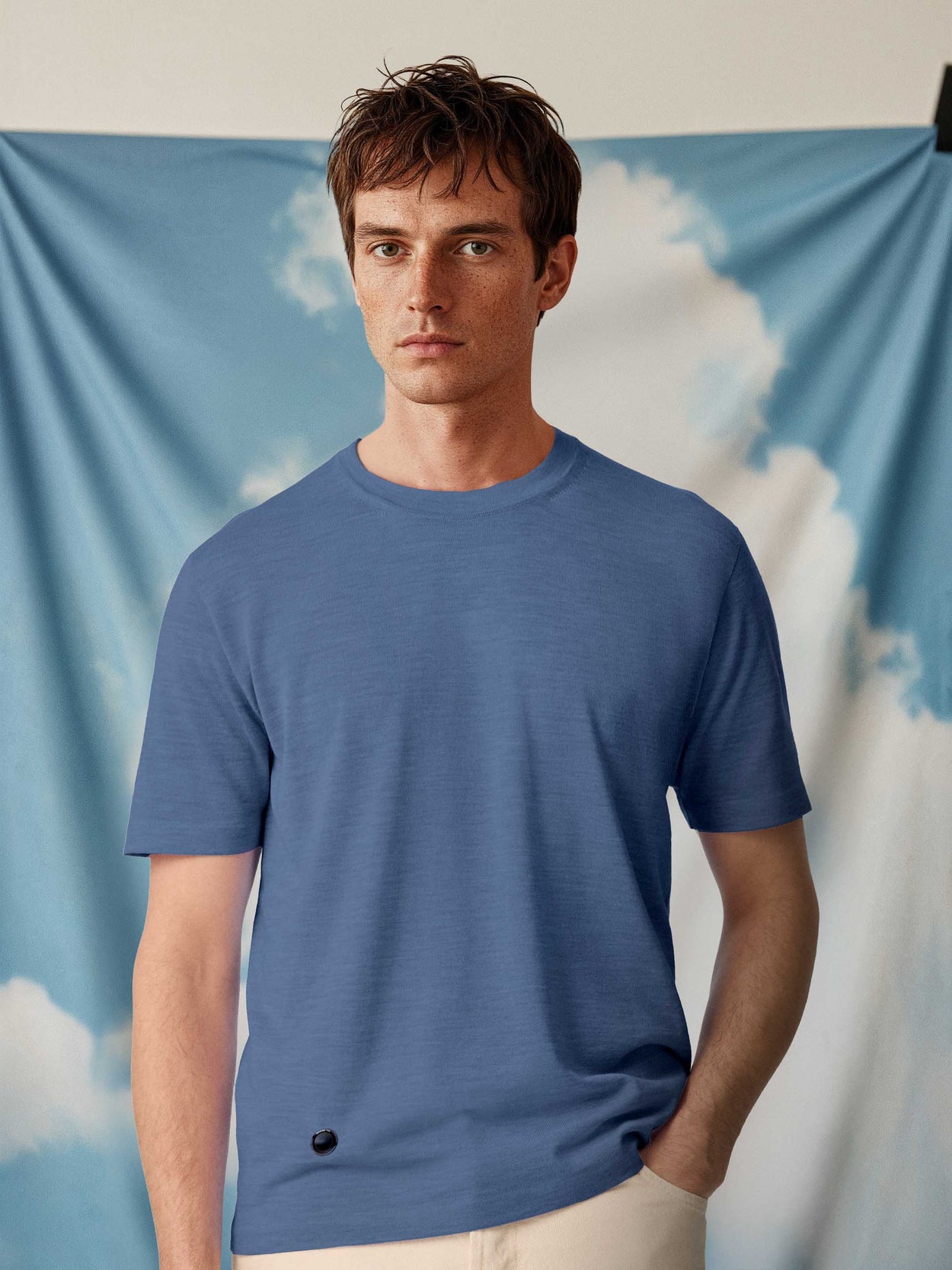 The Ultra-Light T-Shirt Baltic Blue Male Image