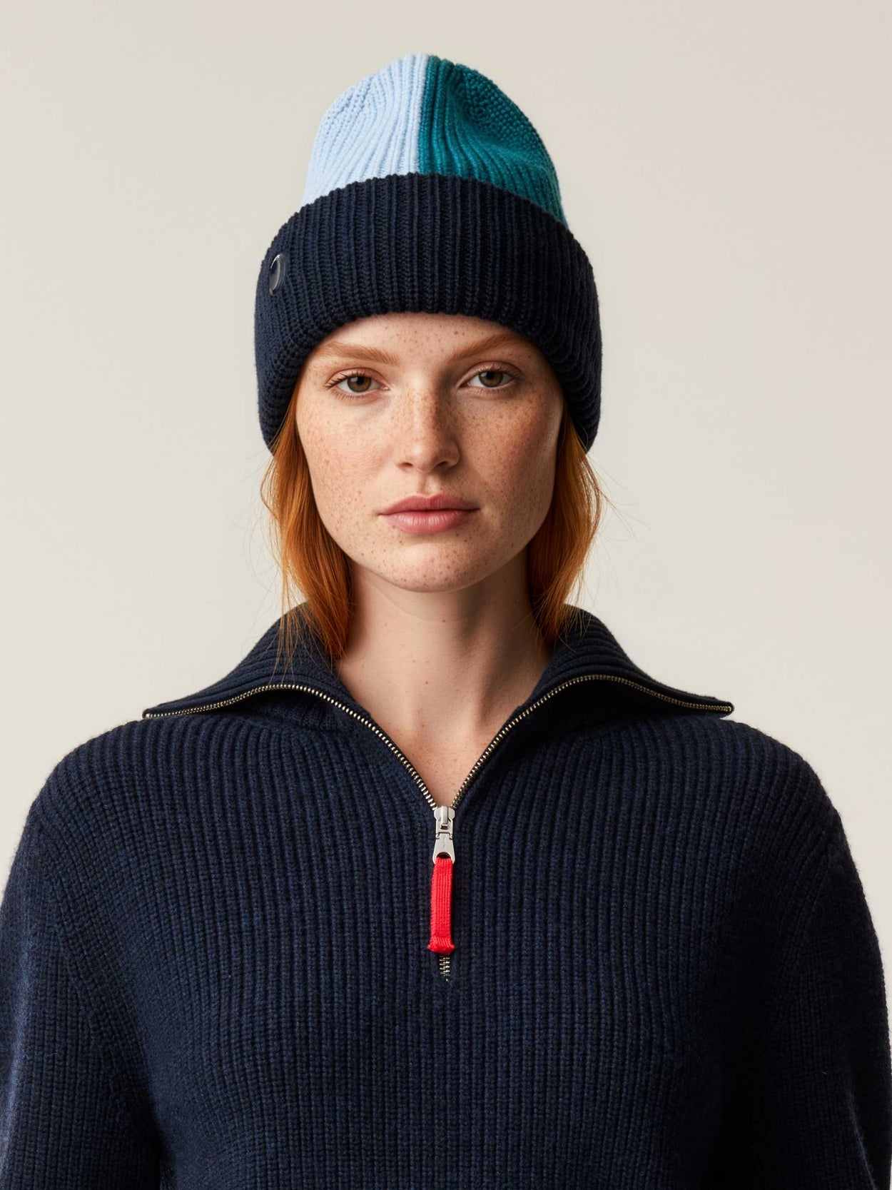 The Colourstack Beanie Pacific Blue Female Image