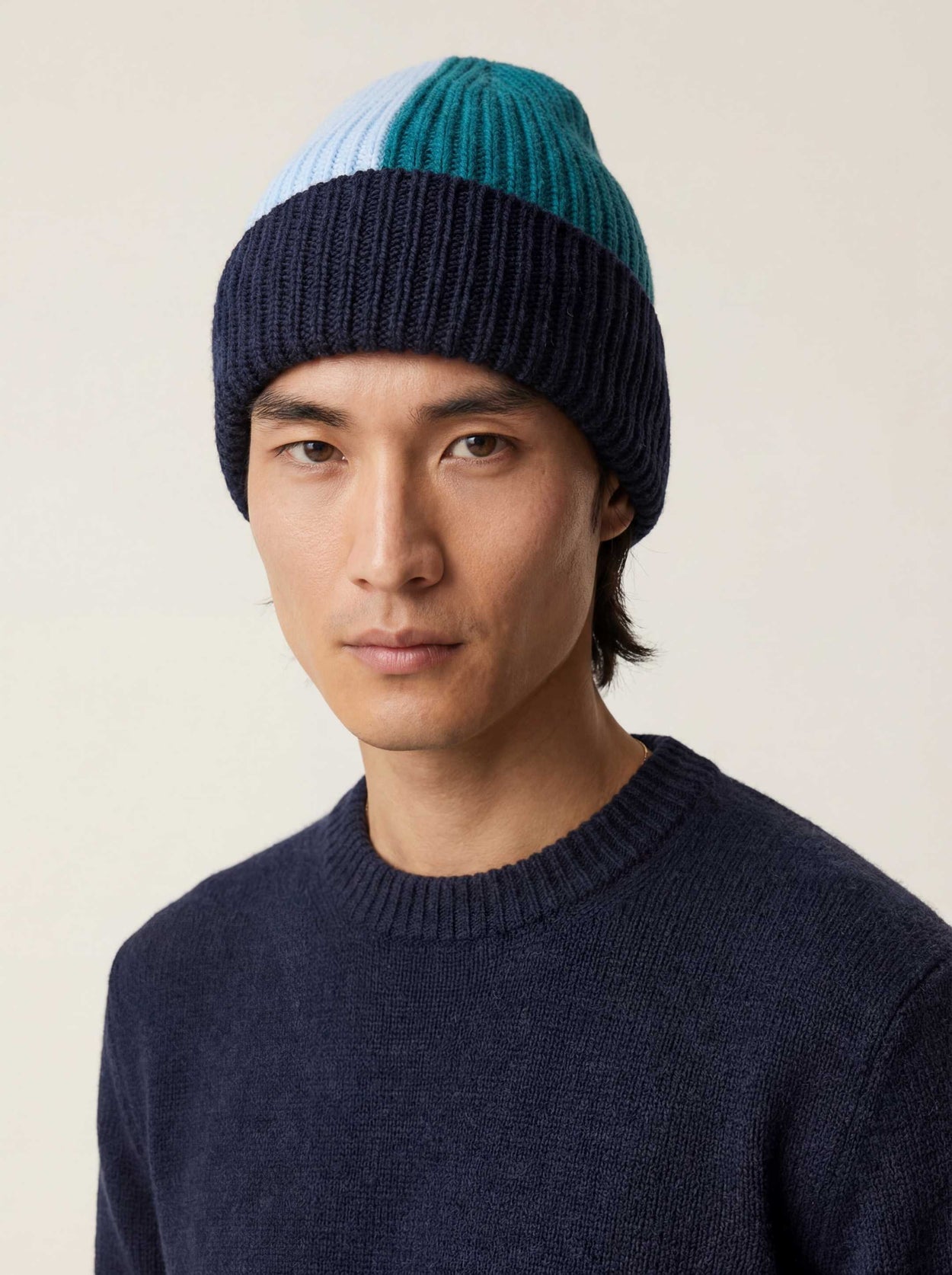 The Colourstack Beanie Pacific Blue Male Image