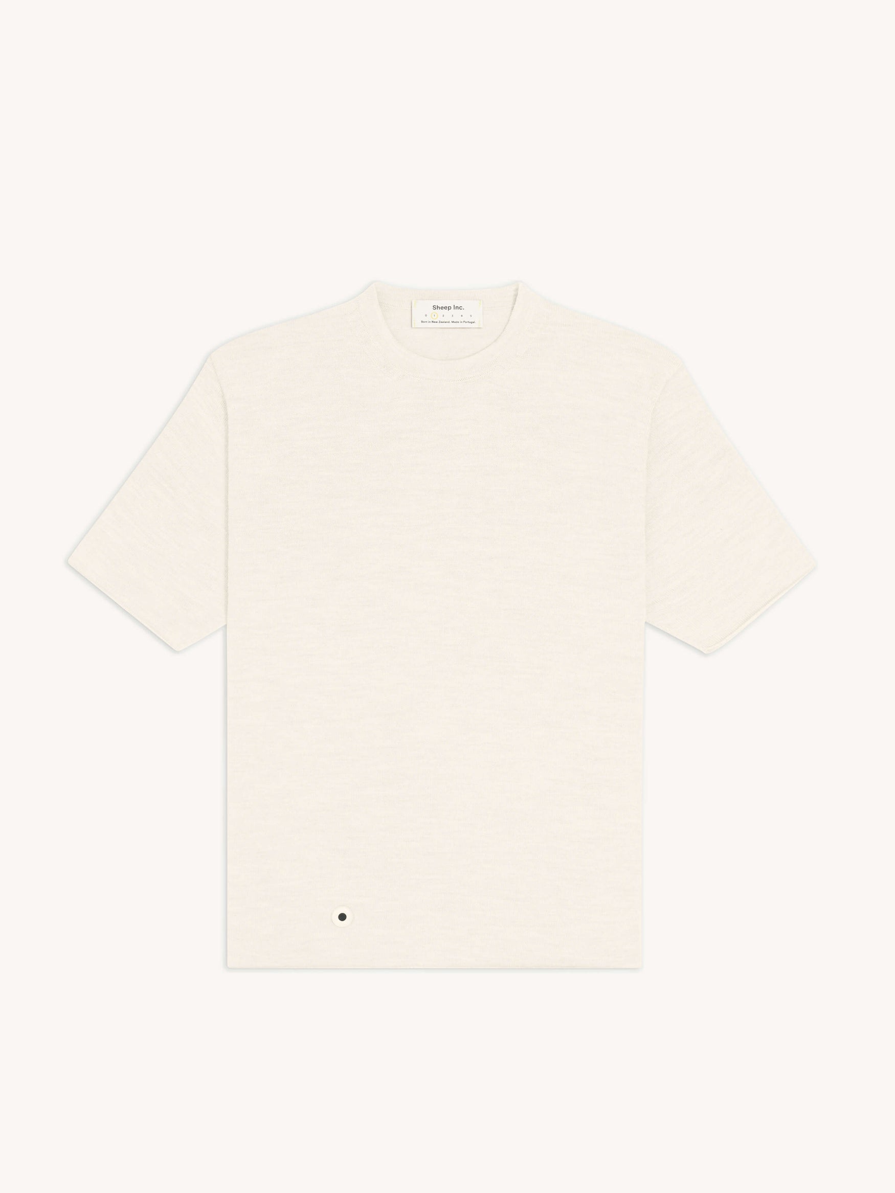 The Knitted T-Shirt - Raw White